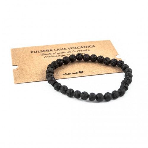 Pulsera piedra negra